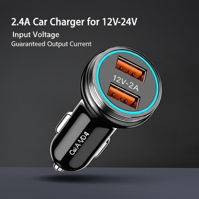 Купить Двойное USB автомобильное зарядное устройство, вход 12–24 В, выход 2,4 А 3,0 А online manufacture