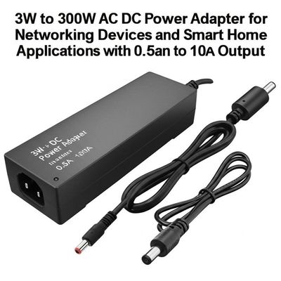 Купить 3W to 300W AC DC Power Adapter for Networking Devices and Smart Home Applications with 0.5A to 10A Output online manufacture