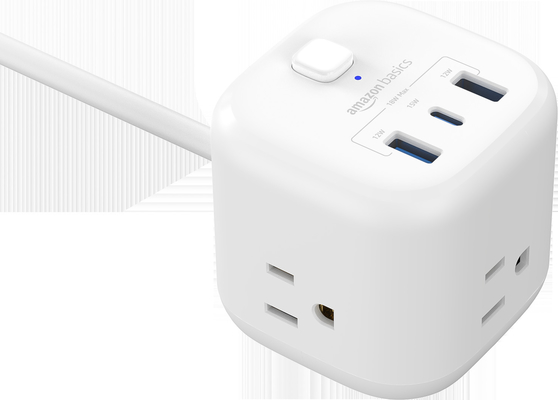 Хорошая цена. Три порта USB 18 Вт Макс умные полоски питания с разъемом 125 В10 А 1250 Вт онлайн