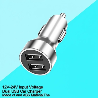 Хорошая цена. Автомобильное зарядное устройство с двумя USB портами 12В-24В с выходом 2.4A 3.0A для ЕС, Австралии, Великобритании, США онлайн